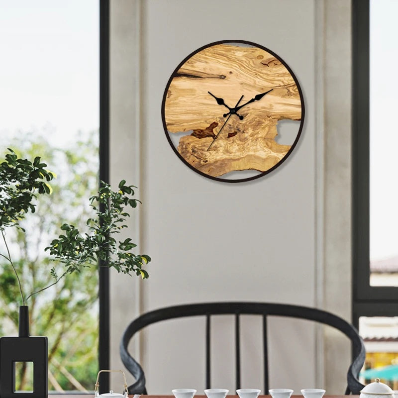 Klassische Wanduhr Transparent Glas