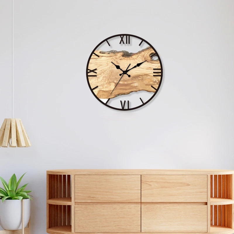 Klassische Wanduhr Transparent Glas - Norvielle