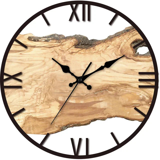 Klassische Wanduhr Transparent Glas