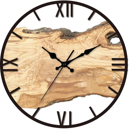 Klassische Wanduhr Transparent Glas