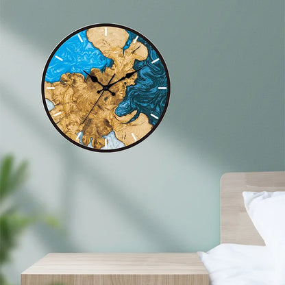 Klassische Wanduhr Transparent Glas