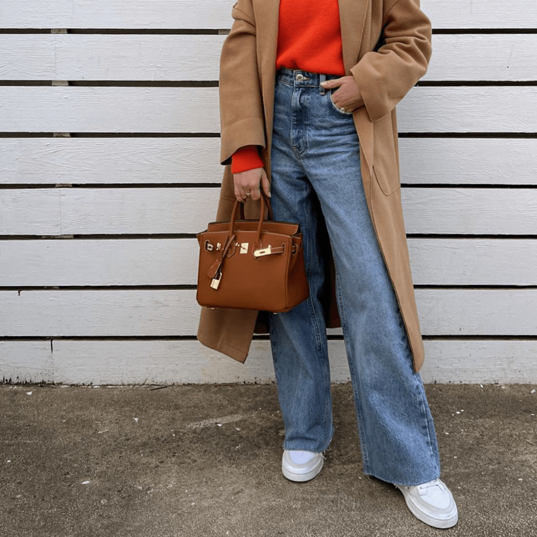 Frauen Handtasche Zeitloses Design Groß