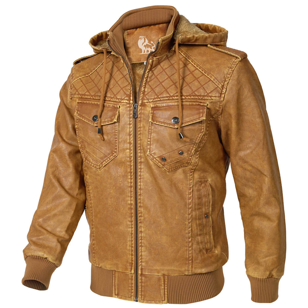 Lederjacke Damen Ledermantel