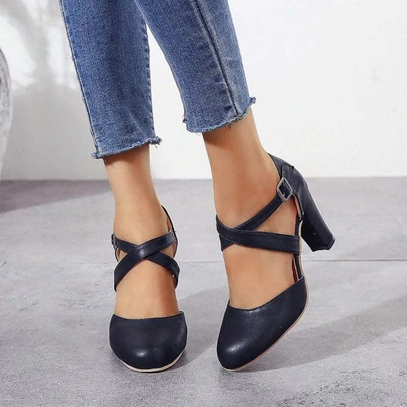 Norvielle Damen High Heels Elegantes Design