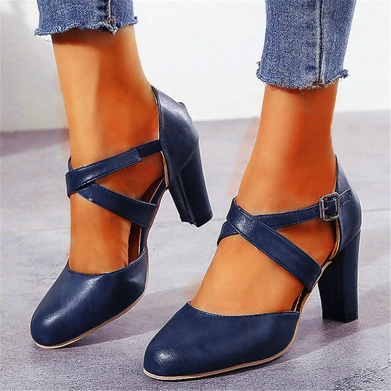 Norvielle Damen High Heels Elegantes Design