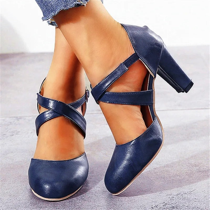 Norvielle Damen High Heels Elegantes Design