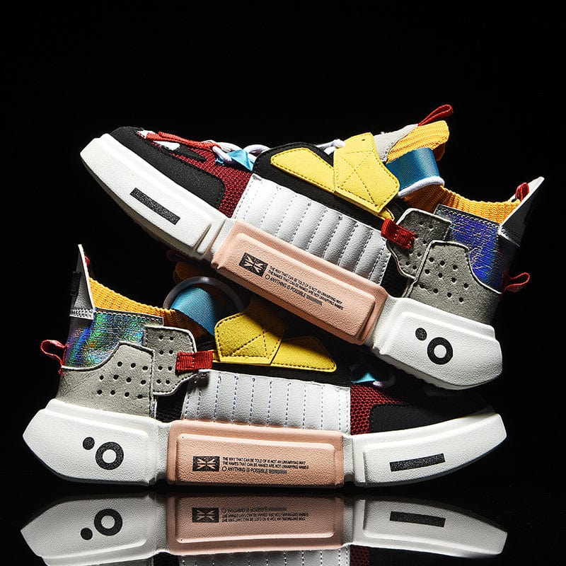 Norvielle Herren Straßensneaker Atmungsaktives Mesh
