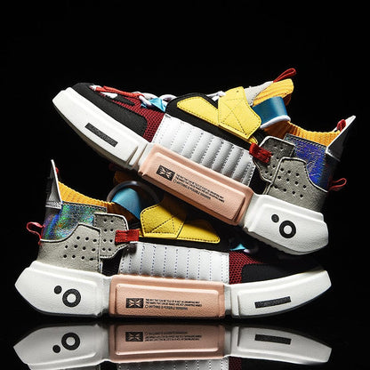 Norvielle Herren Straßensneaker Atmungsaktives Mesh