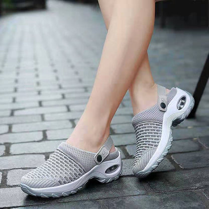 Norvielle Damen Orthopädische Slip-On-Schuhe Luftpolster