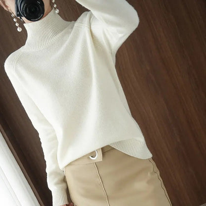 Norvielle Damen Strickpullover Kuschelig