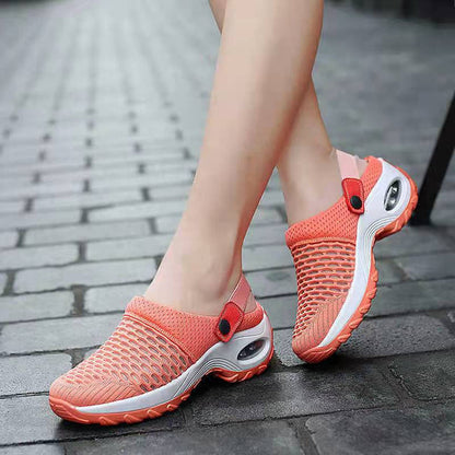Norvielle Damen Orthopädische Slip-On-Schuhe Luftpolster