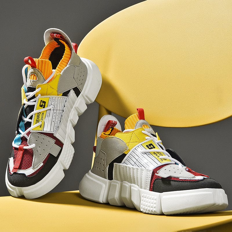 Norvielle Herren Straßensneaker Atmungsaktives Mesh