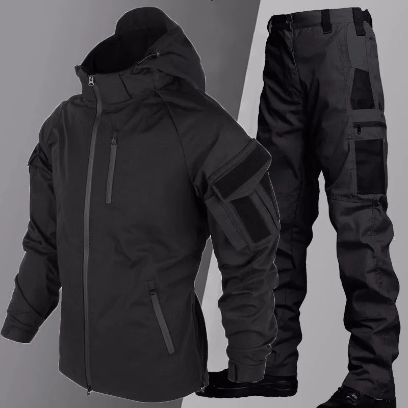 Herren Outdoor-Set Jacke Hose mit Taschen