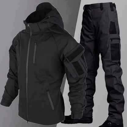 Herren Outdoor-Set Jacke Hose mit Taschen