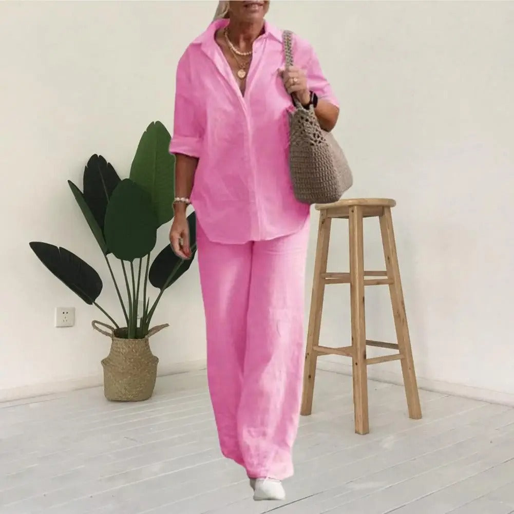 Damen Baumwoll-Set Lässig
