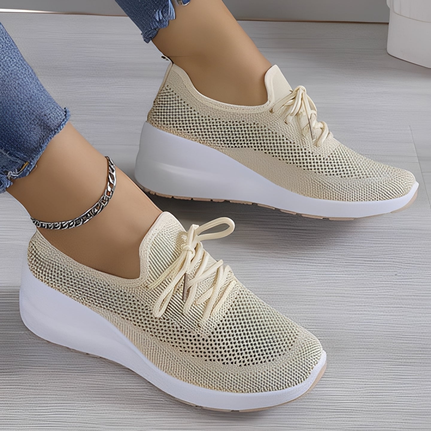 Damen Atmungsaktive Laufschuhe Leicht