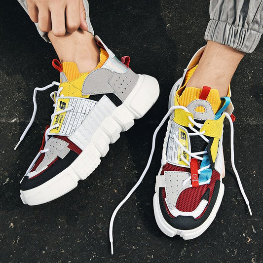 Norvielle Herren Straßensneaker Atmungsaktives Mesh - Norvielle