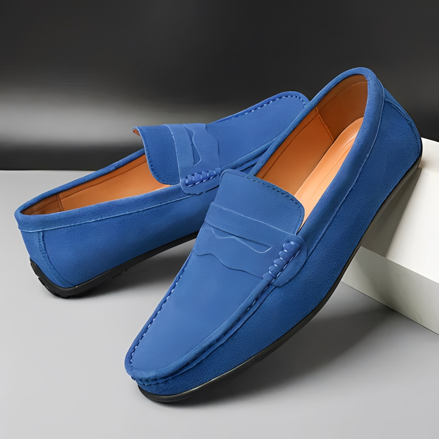 Herren Loafer Elegante Leder Slipper