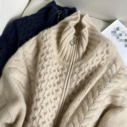 Kabelstrick Cardigan Gemütlich