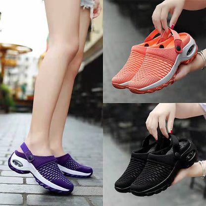 Norvielle Damen Orthopädische Slip-On-Schuhe Luftpolster