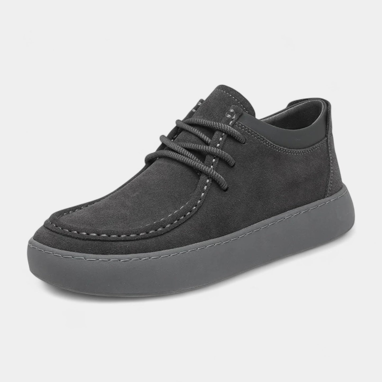 Herren Freizeitschuhe Wildlederimitat Schnürung