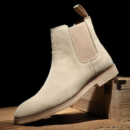 Herren Stiefel Elastische Seiten Kompakter Schaft