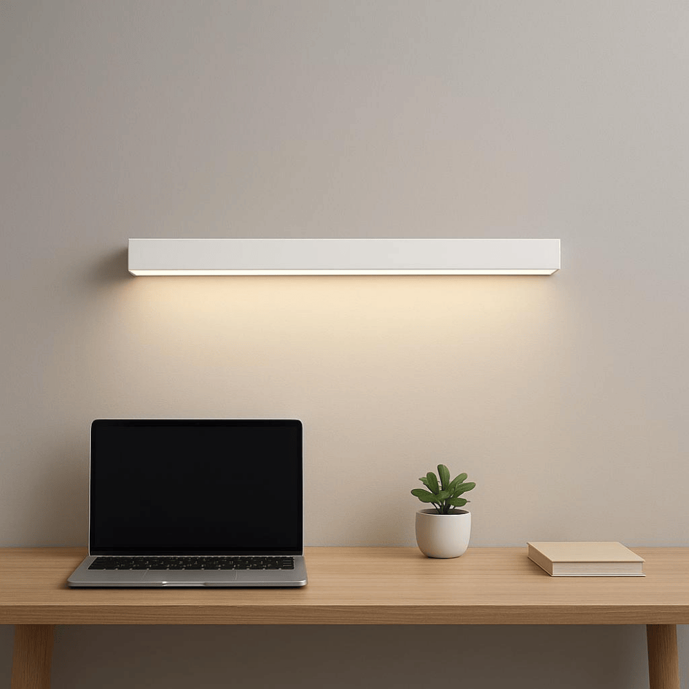 Minimalistische LED Deckenleuchte Skandinavisches Design Weiss
