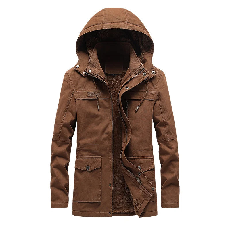 Lässige Damen Winterjacke Baumwolle