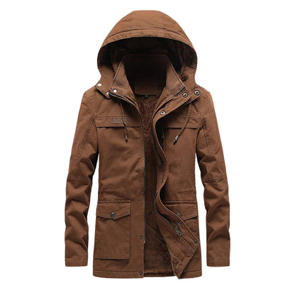 Lässige Damen Winterjacke Baumwolle