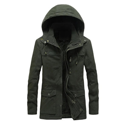 Lässige Damen Winterjacke Baumwolle