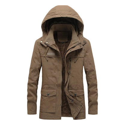 Lässige Damen Winterjacke Baumwolle