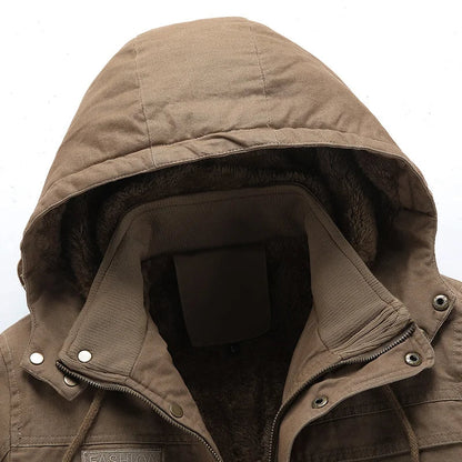 Lässige Damen Winterjacke Baumwolle