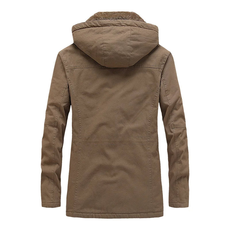 Lässige Damen Winterjacke Baumwolle