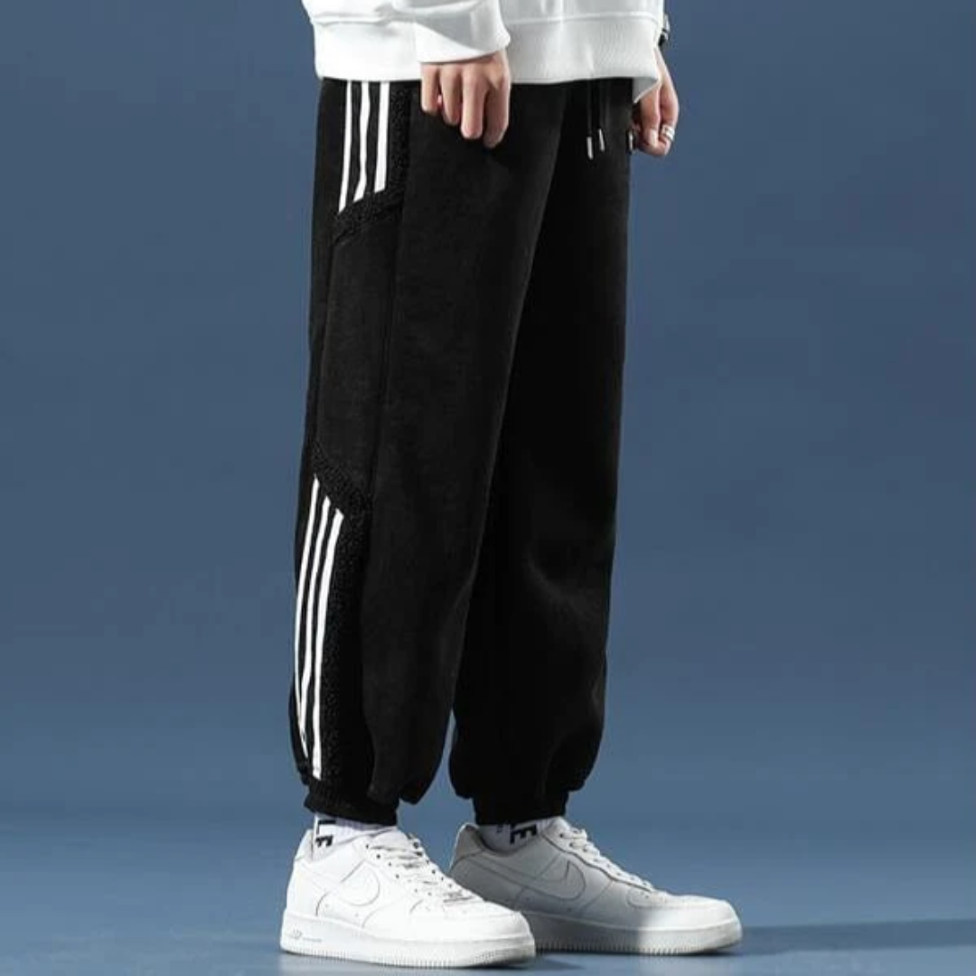 Herren Joggerhose Lockere Passform Gerades Bein