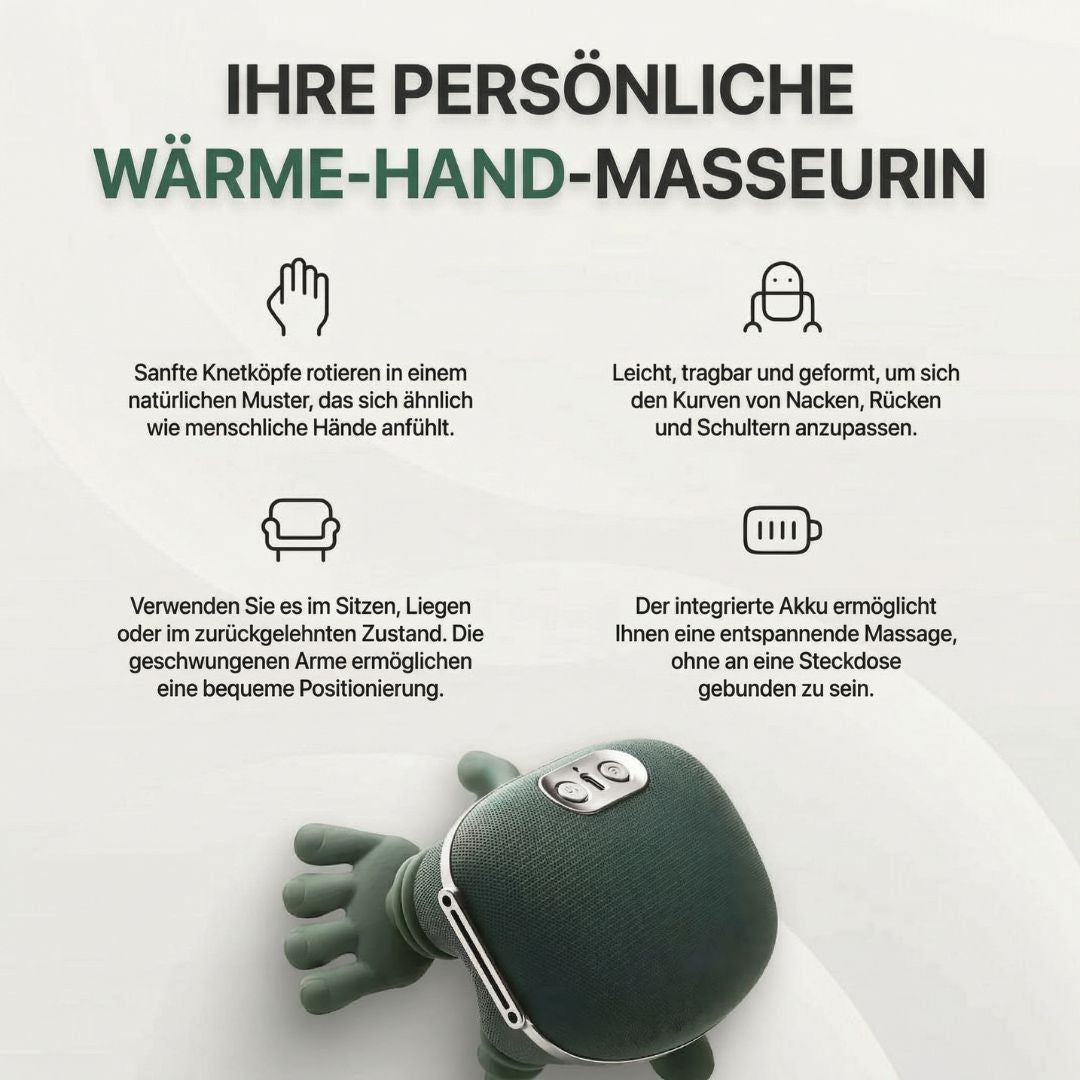 Nacken- und Schultermassager Entspannung für zu Hause