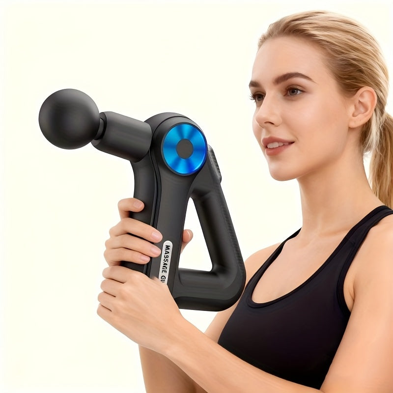 Massagegerät 9 Aufsätze Nacken Rücken Füße Massagepistole