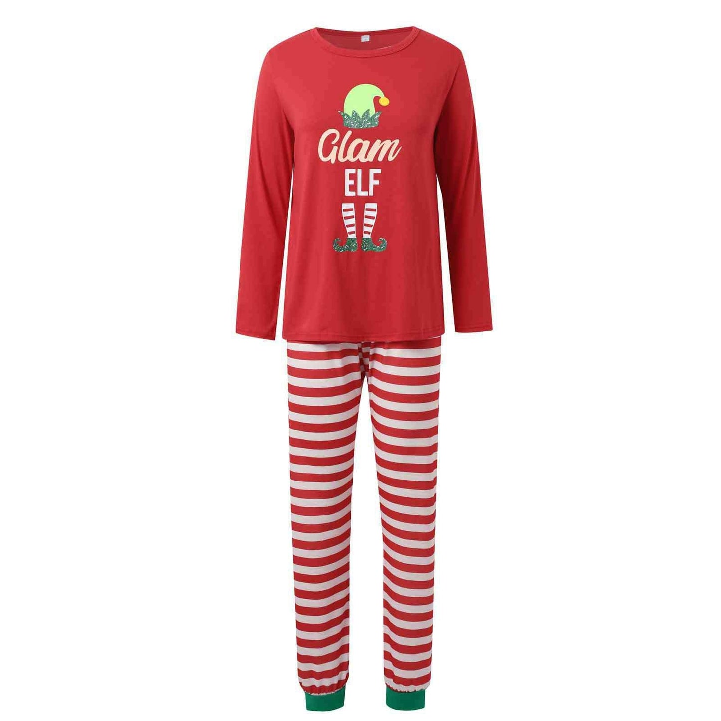 Weihnachtspajamas Set Elf Motiv für Familie