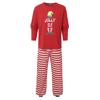 Weihnachtspajamas Set Elf Motiv für Familie