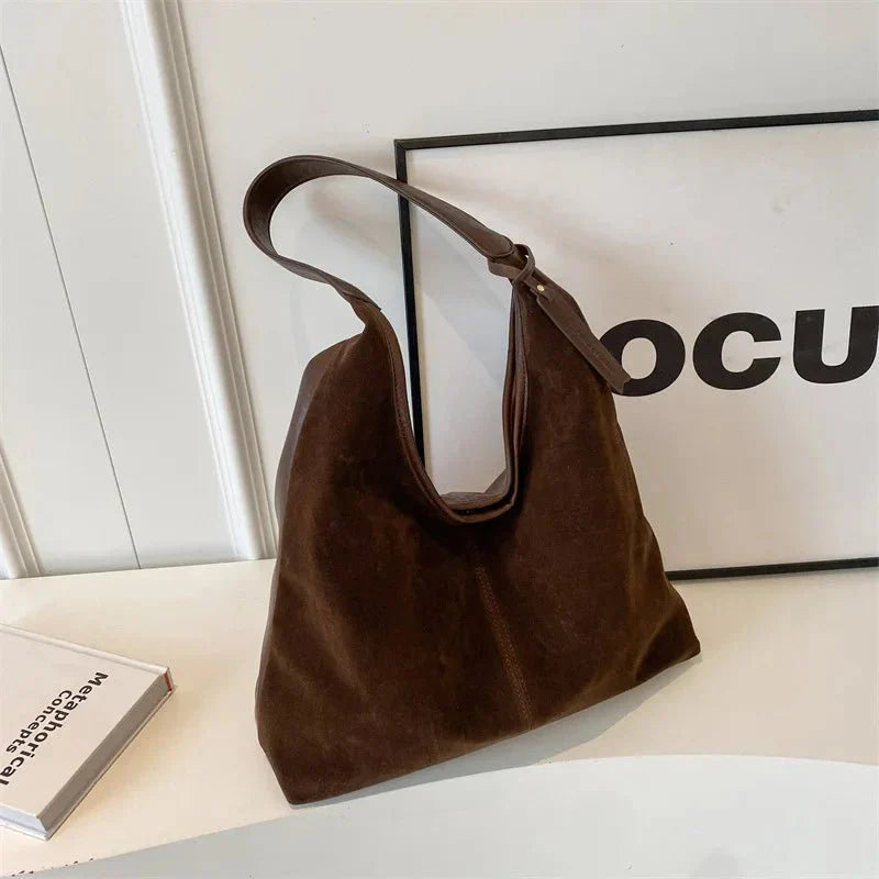 Mela Damen Wildlederhandtasche Alltag