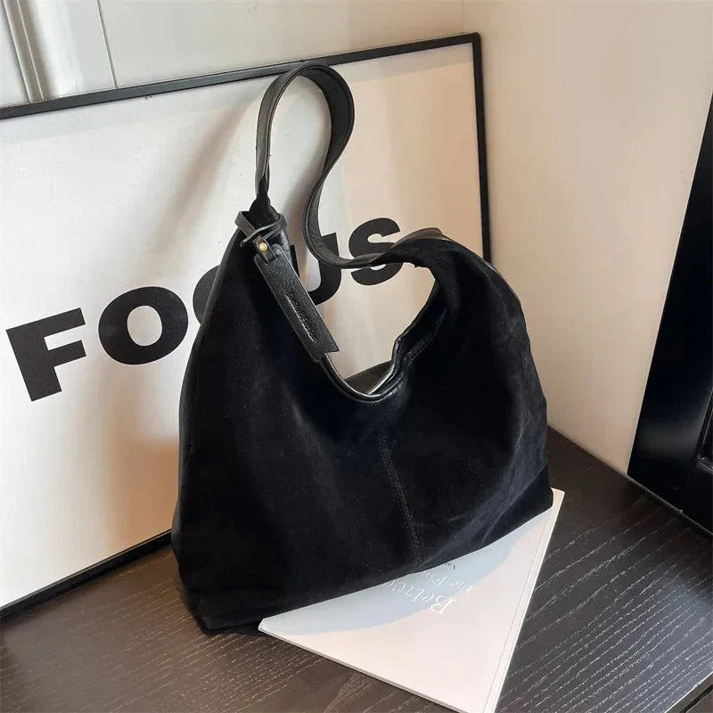 Mela Damen Wildlederhandtasche Alltag