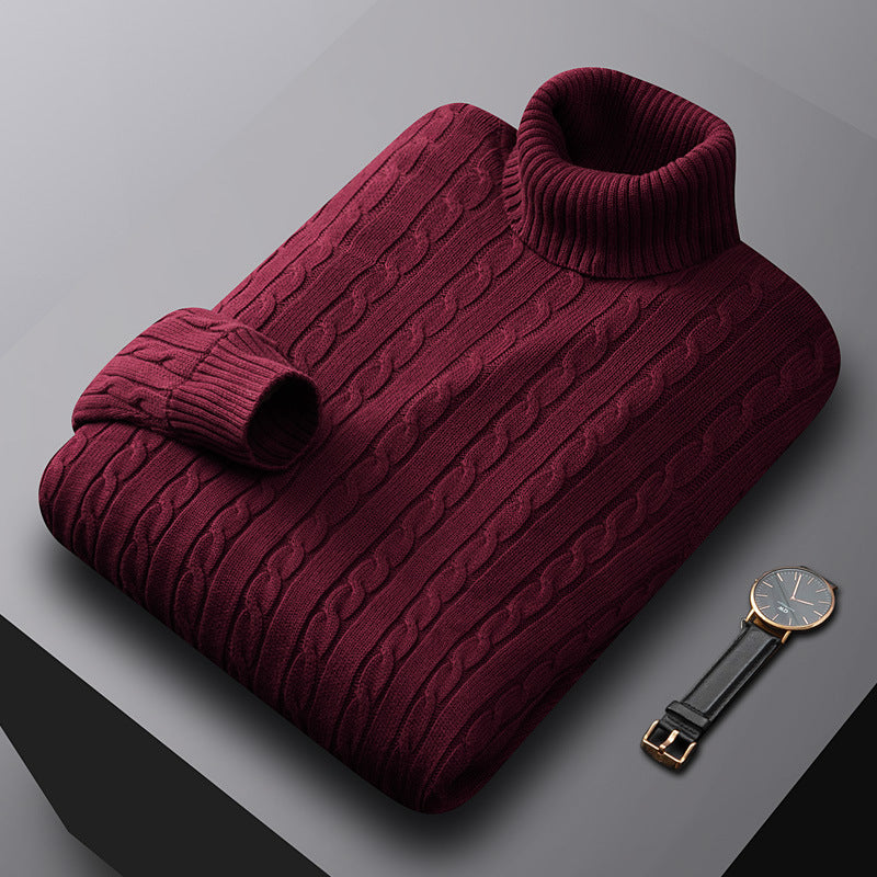 Herren Strickjacke Kragen Knopfleiste - Norvielle