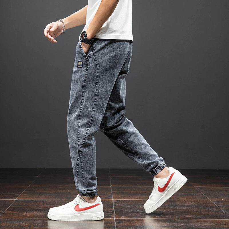 Herren Jogger Freizeitjeans mit Kordelzug
