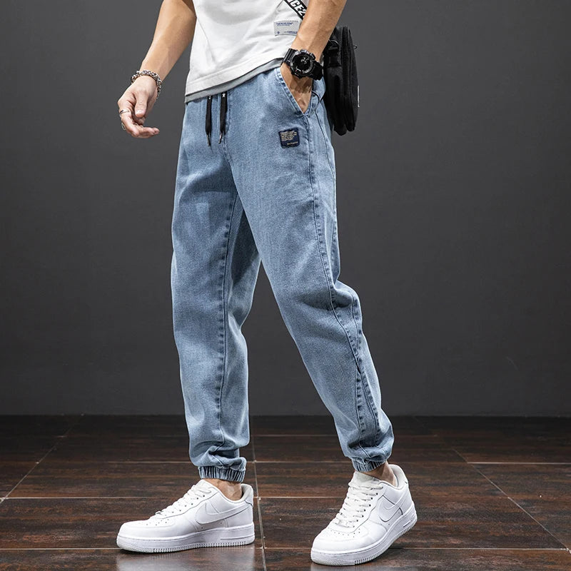 Herren Jogger Freizeitjeans mit Kordelzug - Norvielle