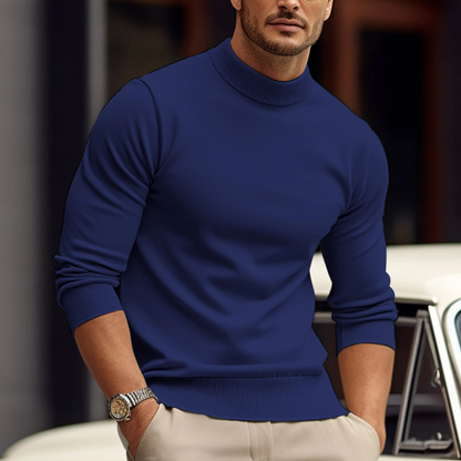 Herren Pullover Stehkragen