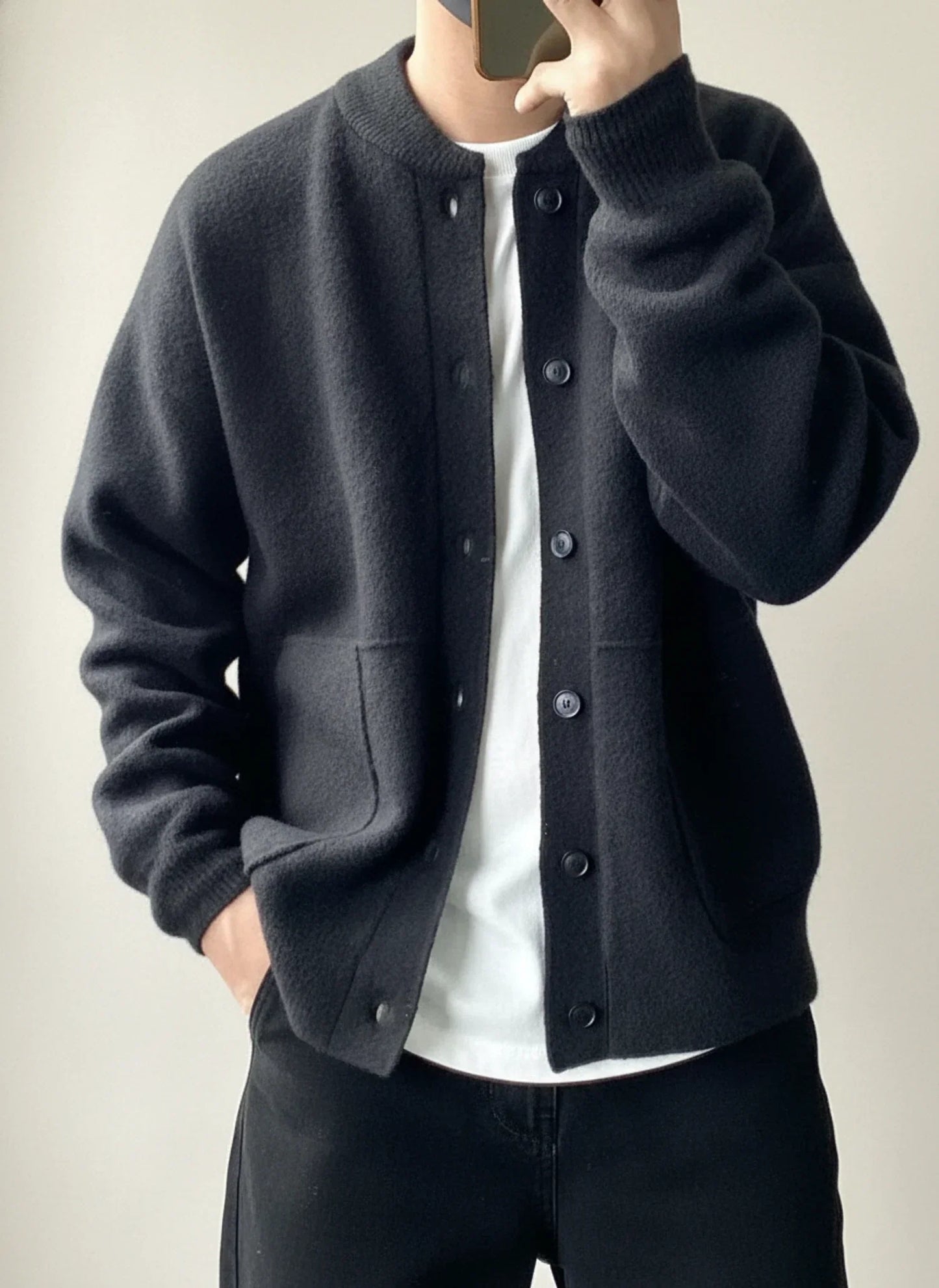 Herren Strickjacke Lässig Knopfleiste - Norvielle