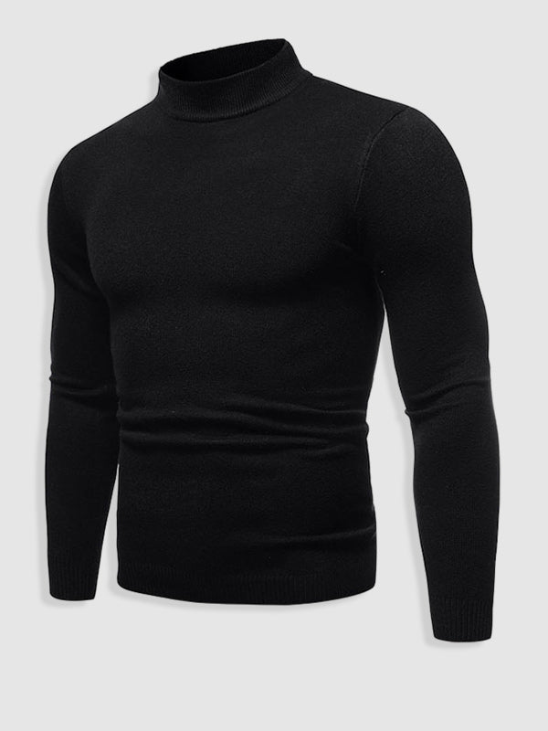 Herren Slim-Fit Rollkragenpullover Frühling Alexander - Norvielle