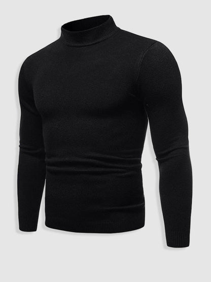 Herren Slim-Fit Rollkragenpullover Frühling Alexander - Norvielle