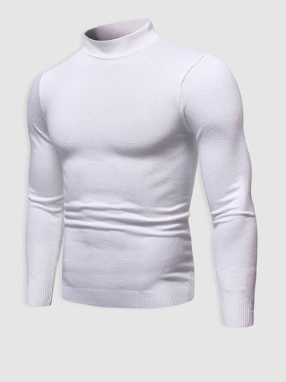 Herren Slim-Fit Rollkragenpullover Frühling Alexander