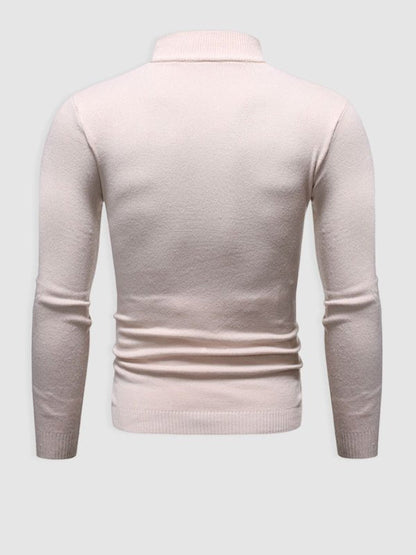 Herren Slim-Fit Rollkragenpullover Frühling Alexander