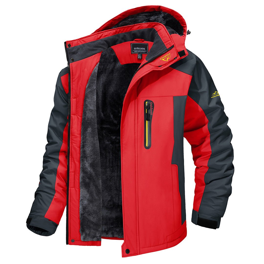 Wasserdichte Herren Outdoor-Jacke Windbreaker Funktionsshell